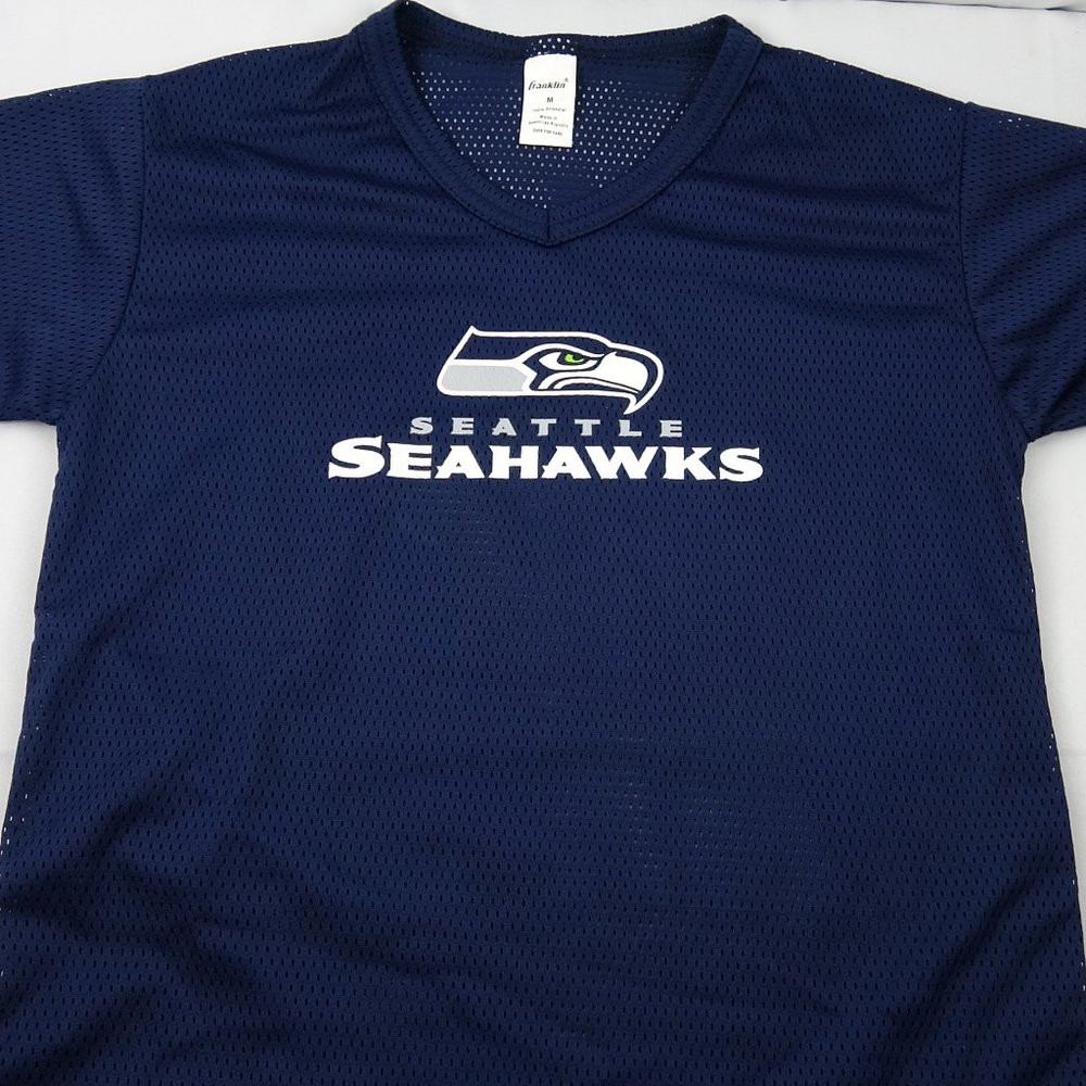 Seattle Seahawks NFL Youth Blue Medium Mesh Jersey